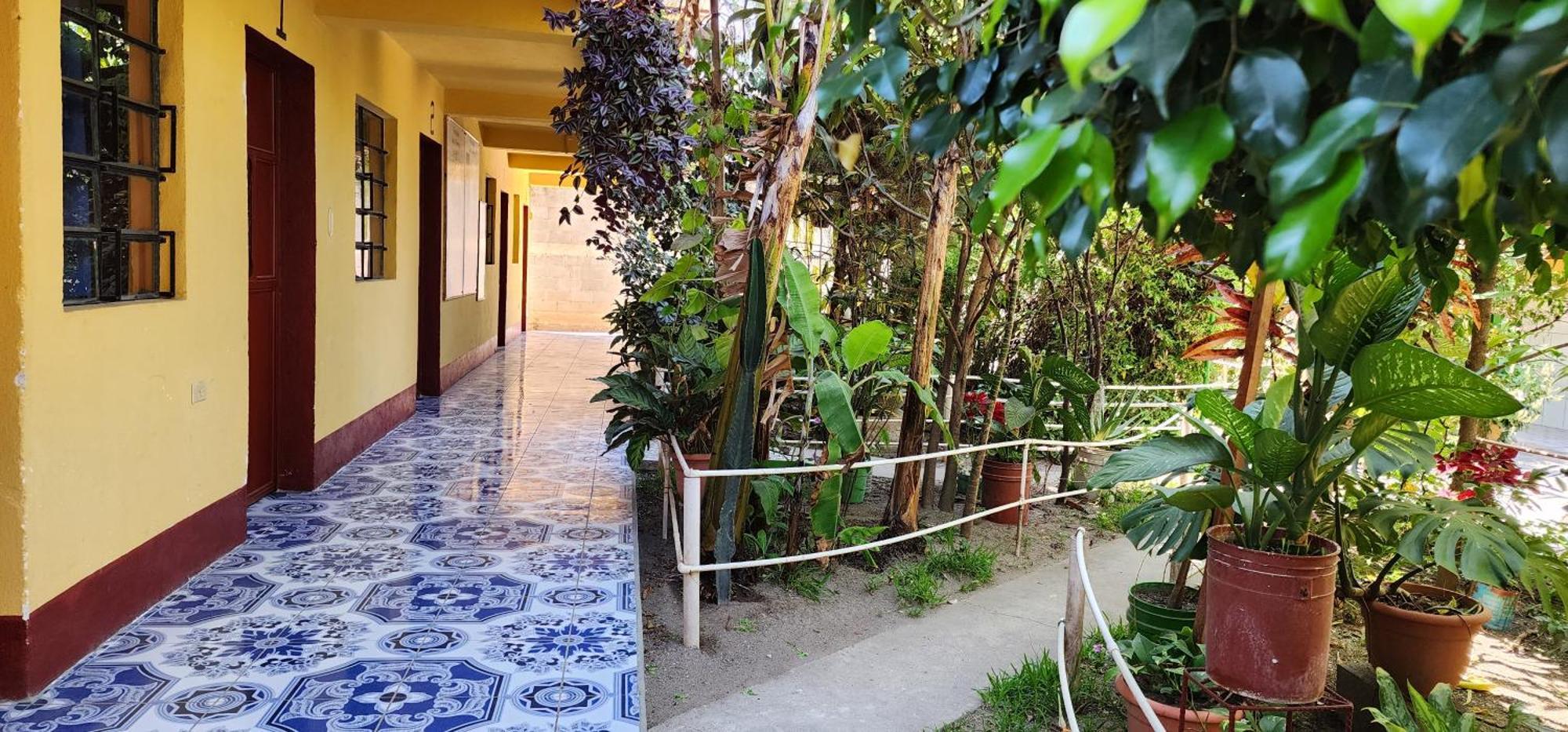 Hospedaje Santo Domingo Panajachel Bagian luar foto